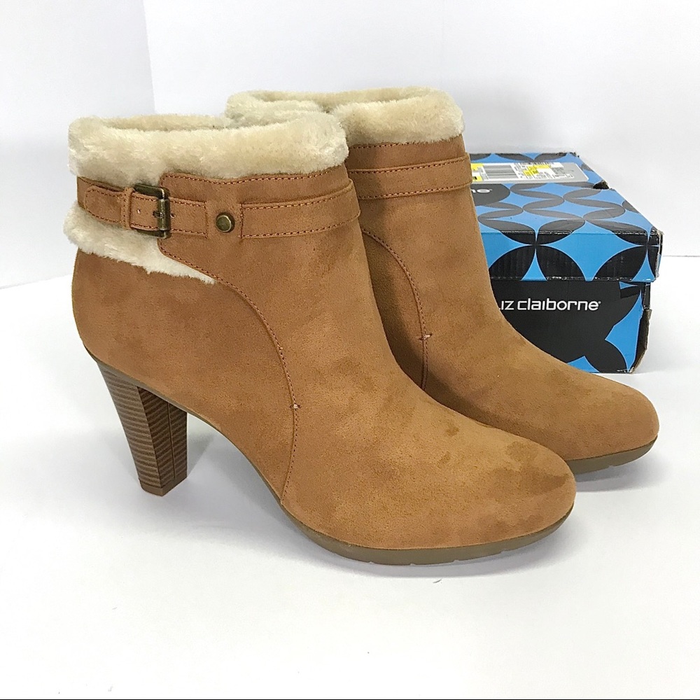 NIB Liz Claiborne Scrappy Heeled Ankle Booties - Picture 2 of 16